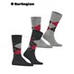 EVERYDAY ARGYLE chaussette pour homme de Burlington - 3986 oil mel.