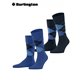 EVERYDAY ARGYLE chaussettes hommes de Burlington - 6046 deep blue