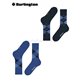 EVERYDAY ARGYLE chaussettes de Burlington - 6046 deep blue