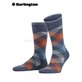 NEWCASTLE chaussettes Burlington pour hommes - 6688 dark blue mel.