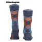 NEWCASTLE chaussettes pour hommes de Burlington - 6688 dark blue mel.