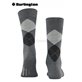 EDINBURGH chaussettes hommes de Burlington - 3180 asphalt mel.