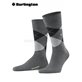 EDINBURGH chaussettes de Burlington - 3180 asphalt mel.