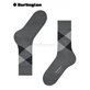 EDINBURGH chaussette pour homme de Burlington - 3180 asphalt mel.
