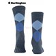 EDINBURGH chaussettes pour hommes de Burlington - 6688 dark blue mel.