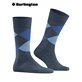 EDINBURGH chaussette pour homme de Burlington - 6688 dark blue mel.