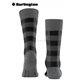 BUFFALO CHECK chaussettes hommes de Burlington - 3070 dark grey mel.