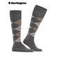 EDINBURGH chaussette mi-bas pour homme Burlington - 3070 dark grey mel.
