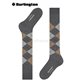EDINBURGH chaussettes mi-bas de Burlington - 3070 dark grey mel.
