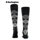 EDINBURGH chaussettes aux genoux de Burlington - 3000 noir