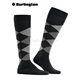 EDINBURGH chaussette mi-bas pour homme Burlington - 3000 noir