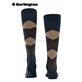 EDINBURGH chaussettes aux genoux de Burlington - 6121 marine
