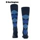 EDINBURGH chaussettes aux genoux de Burlington - 6120 marine