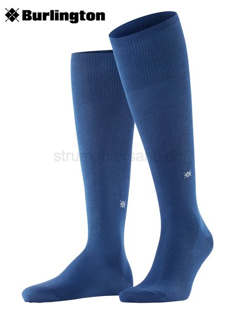 DUBLIN chaussette au genou de Burlington - 6583 night blue