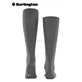 LEEDS chaussettes hautes de Burlington - 3070 dark grey mel.