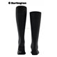 LEEDS chaussettes hautes de Burlington - 3000 noir