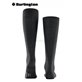 LEEDS chaussette mi-bas de Burlington - 3180 asphalt mel.