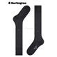LEEDS chaussettes mi-bas de Burlington - 3180 asphalt mel.