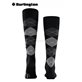 MANCHESTER chaussettes hautes de Burlington - 3000 noir