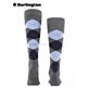 MANCHESTER chaussettes hautes de Burlington - 3615 concrete mel.