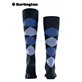 MANCHESTER chaussettes hautes de Burlington - 6120 marine