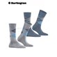 EVERYDAY ARGYLE chaussettes pour femmes de Burlington - 3267 arctic mel.