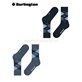 EVERYDAY ARGYLE chaussette pour femme de Burlington - 6660 light denim