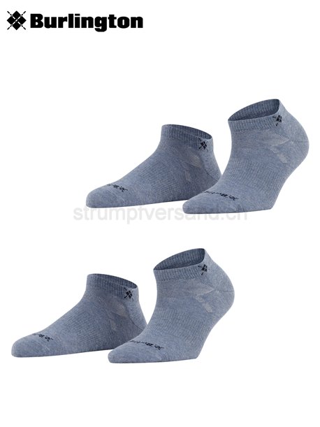 EVERYDAY chaussettes sneaker de Burlington - 6662 light jeans