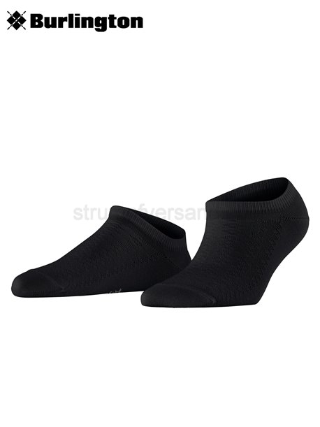 MERSEYSIDE chaussette courte de Burlington - 3000 noir