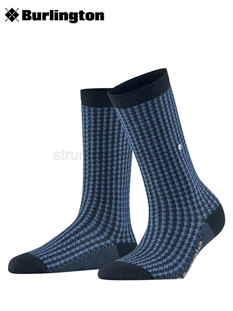 PEPITA chaussettes femmes de Burlington - 6120 marine