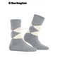 COSY ARGYLE chaussettes pour femmes de Burlington - 3107 grey mel.