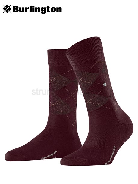 MARYLEBONE GLITTER chaussettes de Burlington - 8435 claret
