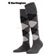 MARYLEBONE chaussettes aux genoux de Burlington - 3180 asphalt mel.