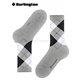 RIB COURT chaussettes pour hommes de Burlington - 3223 light heather
