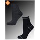 GLAMOUR chaussettes pour femmes de Nur Die - 1119 noir-lurex