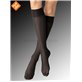 KNIE 20 mi-bas pour femmes de Nur Die - 094 noir