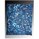 Coussin noyau de cerises - bleu