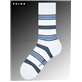 MARINA STRIPE chaussette pour hommes de Falke - 2000 blanc