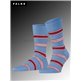 MARINA STRIPE chaussette pour hommes de Falke - 6554 cornflower