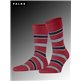 MARINA STRIPE chaussette pour hommes de Falke - 8228 scarlet