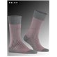 OXFORD STRIPE chaussettes Falke pour hommes - 3166 steel mel. OXFORD STRIPE chaussettes Falke pour hommes - 3166 steel mel.