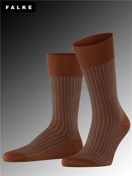 OXFORD STRIPE chaussettes pour hommes Falke - 5035 terracotta OXFORD STRIPE chaussettes pour hommes Falke - 5035 terracotta