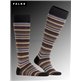 MICROBLOCK chaussettes à genou de Falke - 3030 grey-white MICROBLOCK chaussettes à genou de Falke - 3030 grey-white