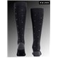 DOT chaussettes au genou de Falke - 3096 anthracite mel. DOT chaussettes au genou de Falke - 3096 anthracite mel.