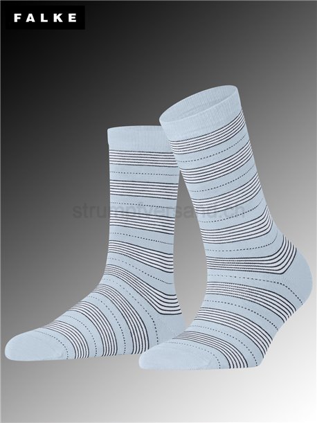 STRIPE UNIFORM chaussettes femmes Falke - 6594 light blue STRIPE UNIFORM chaussettes femmes Falke - 6594 light blue