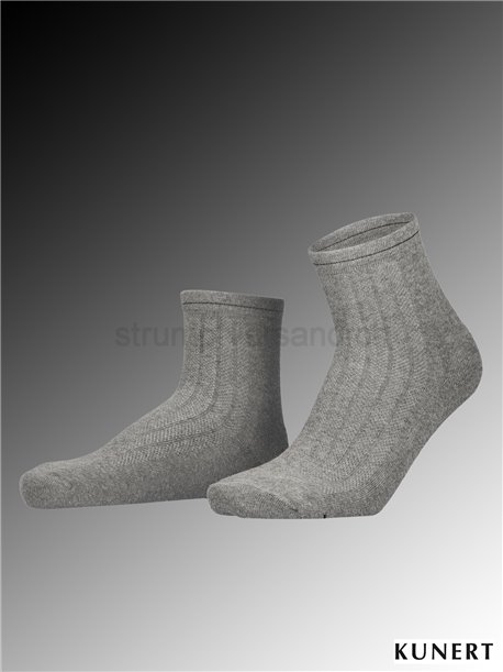 NATURE ACTIVE chaussettes courtes de Kunert - 811 silver mel.