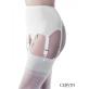 CAPRI PLUMETIS bas nylon porte-jarretelles de Cervin - blanc