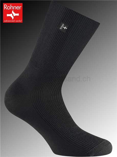 chaussettes diabétiques Rohner - 009 noir