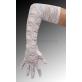 Gants longs en dentelle - blanc